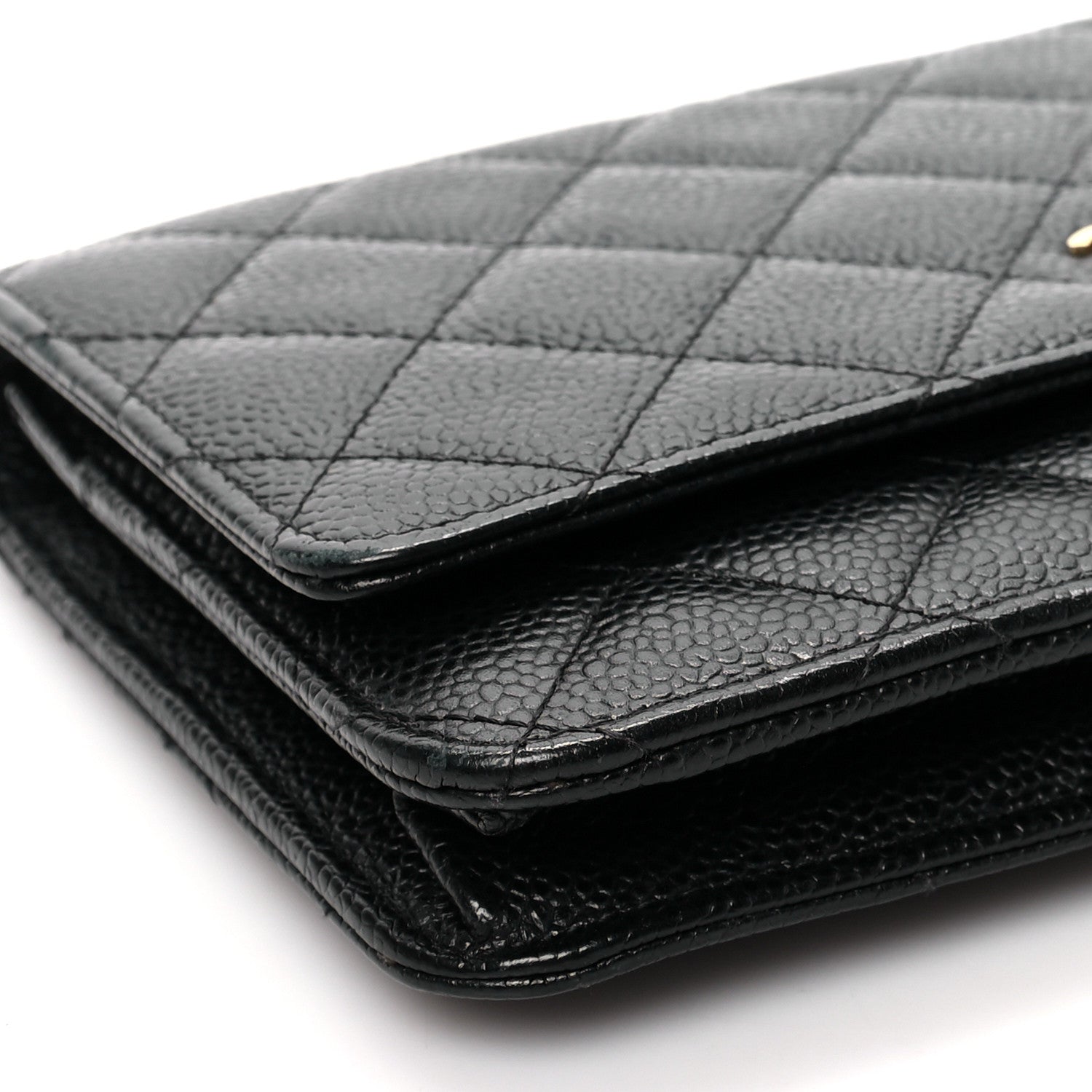 Chanel Caviar Quilted Wallet On Chain WOC Black 9 of 11