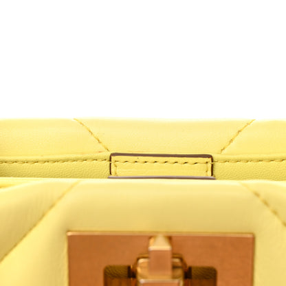 Valentino Garavani Nappa Small Roman Stud The Handle Bag Lime Sorbet 11 of 11
