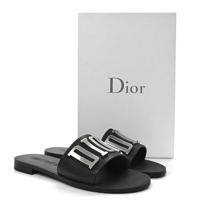 Christian Dior Calfskin Dio(r)evolution 10mm Slide Sandals 39 Black 11 of 11