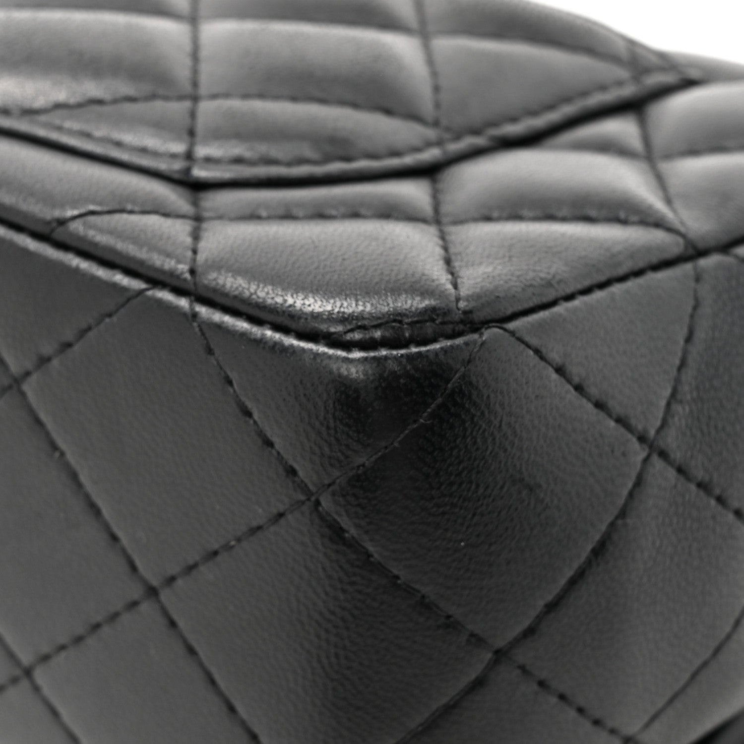 Chanel Lambskin Quilted Mini Rectangular Flap Black 15 of 15