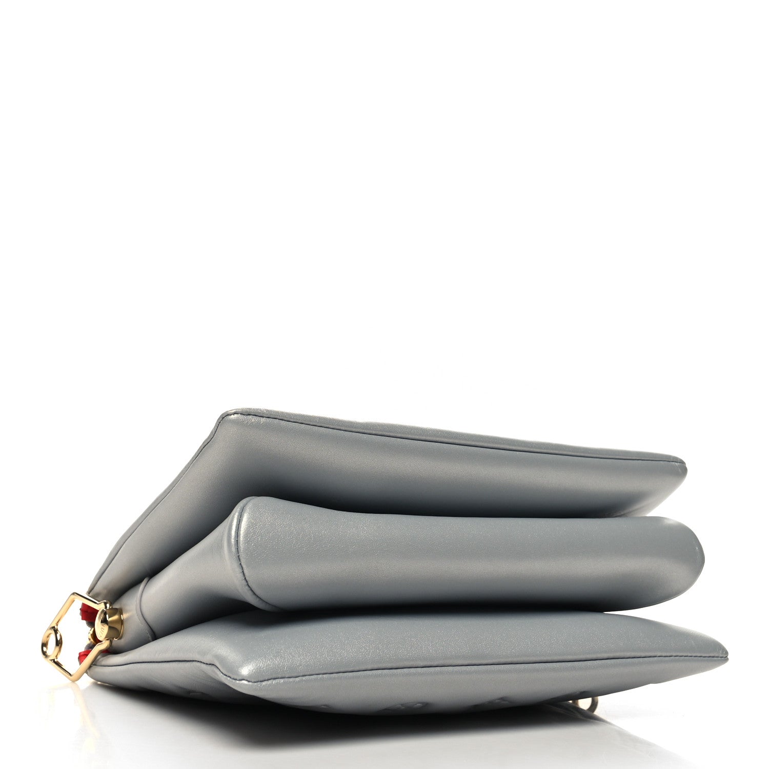 Louis Vuitton Metallic Lambskin Embossed Monogram Coussin PM Silver 4 of 11