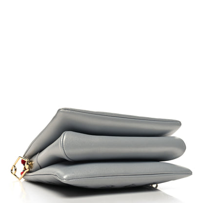Louis Vuitton Metallic Lambskin Embossed Monogram Coussin PM Silver 4 of 11