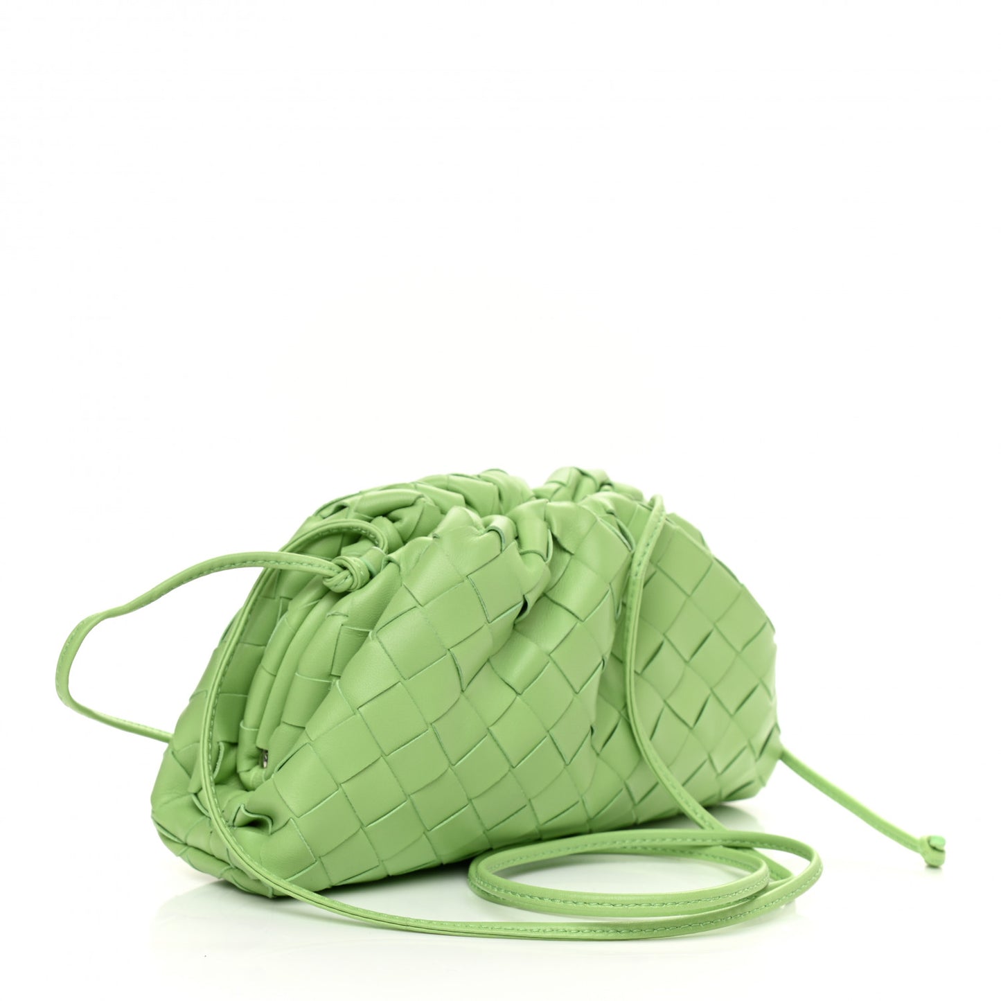 Nappa Intrecciato The Mini Pouch Pistachio