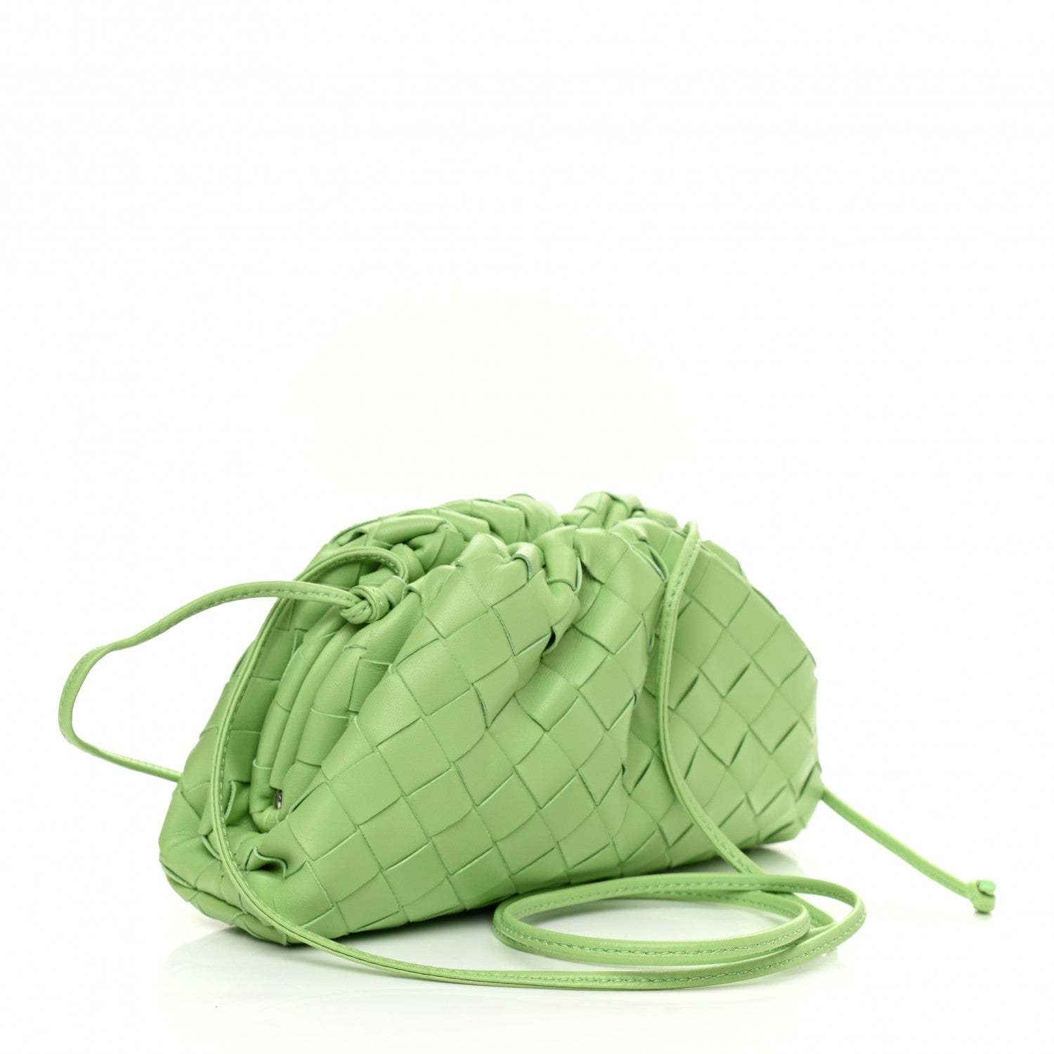 Bottega Veneta Nappa Intrecciato The Mini Pouch Pistachio 3 of 12