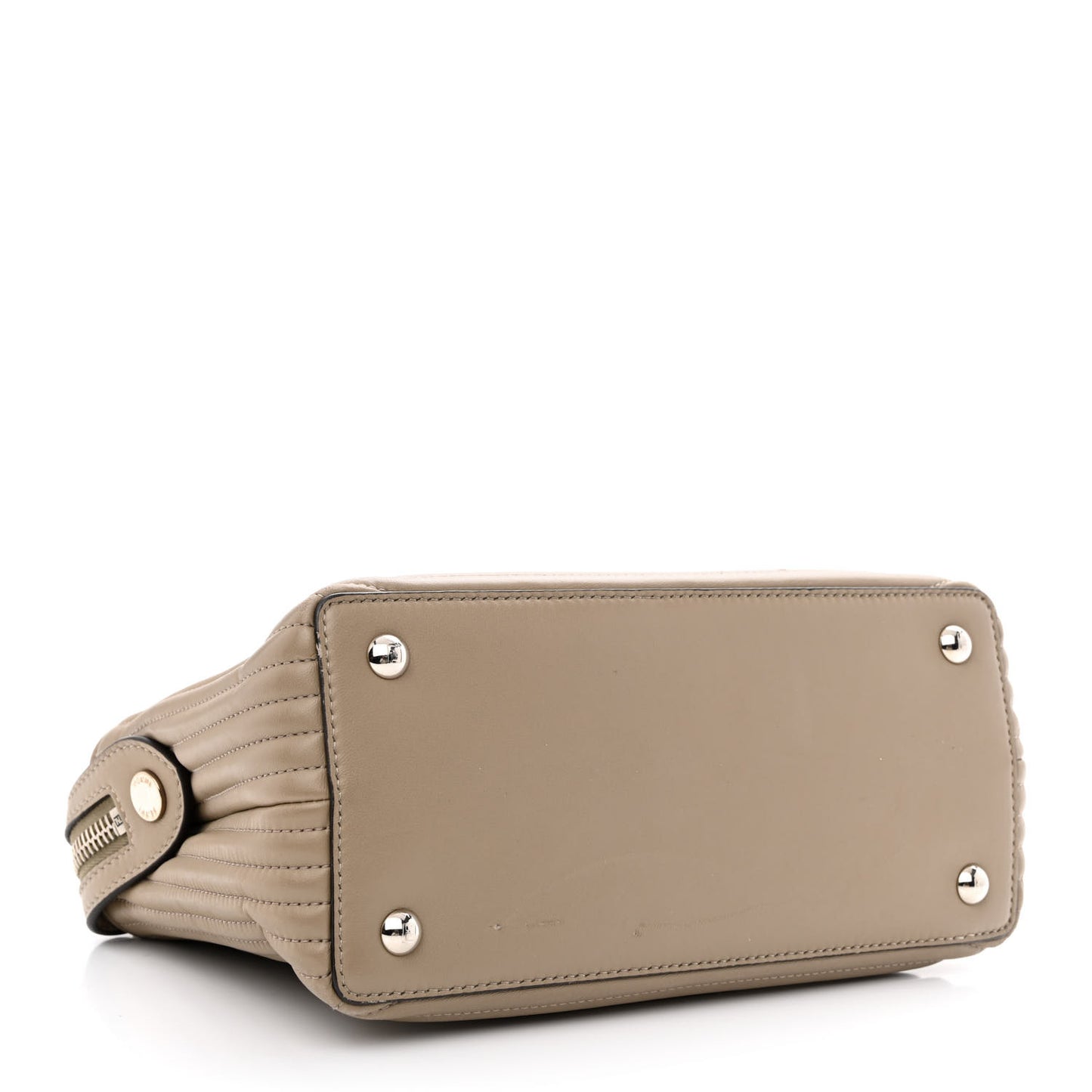 Shiny Nappa Trapuntata Small DotCom Click Chain Satchel