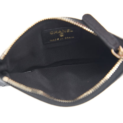 Chanel Caviar Quilted Small Vintage Mademoiselle Cosmetic Case Black 4 of 7