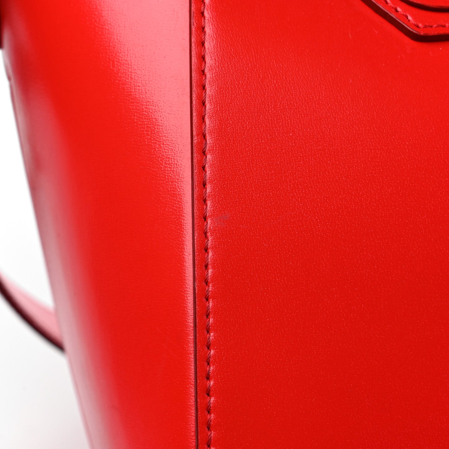 Shiny Lord Calfskin Small Antigona Medium Red