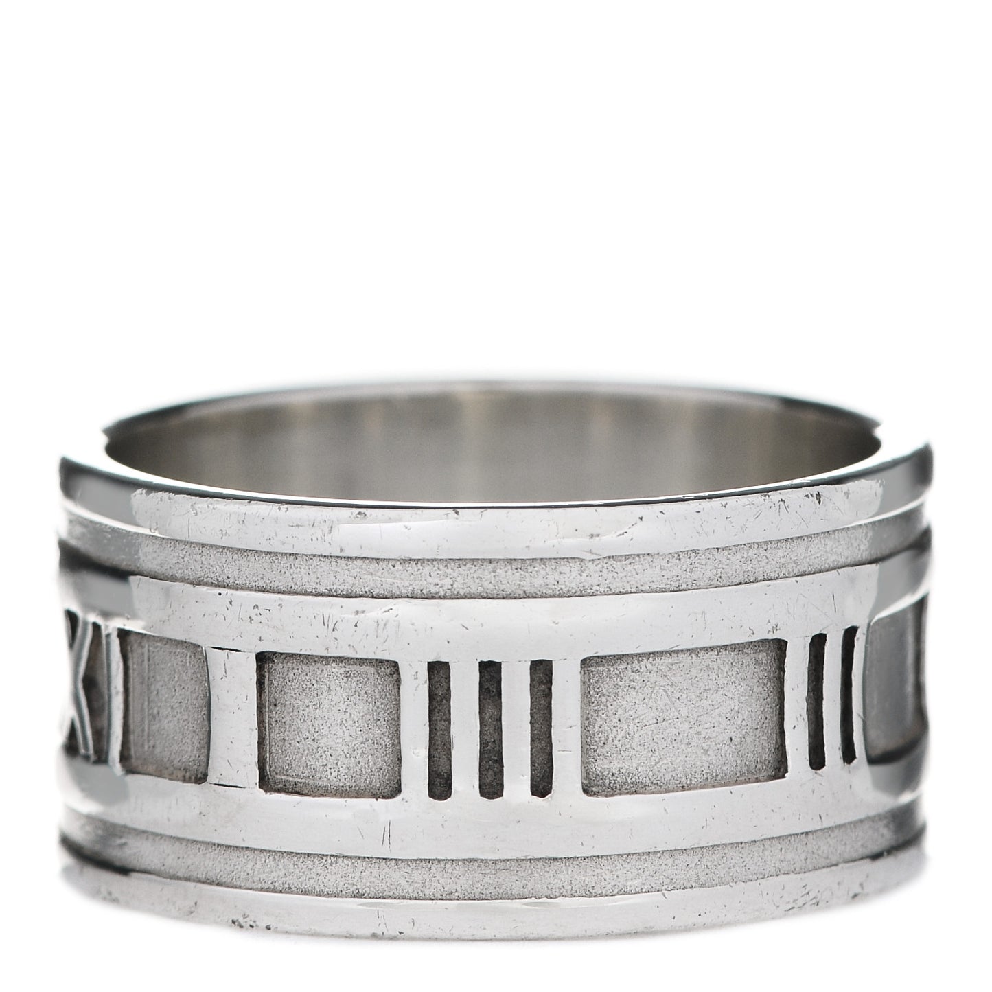 Sterling Silver Atlas 12mm Band Ring 65 11
