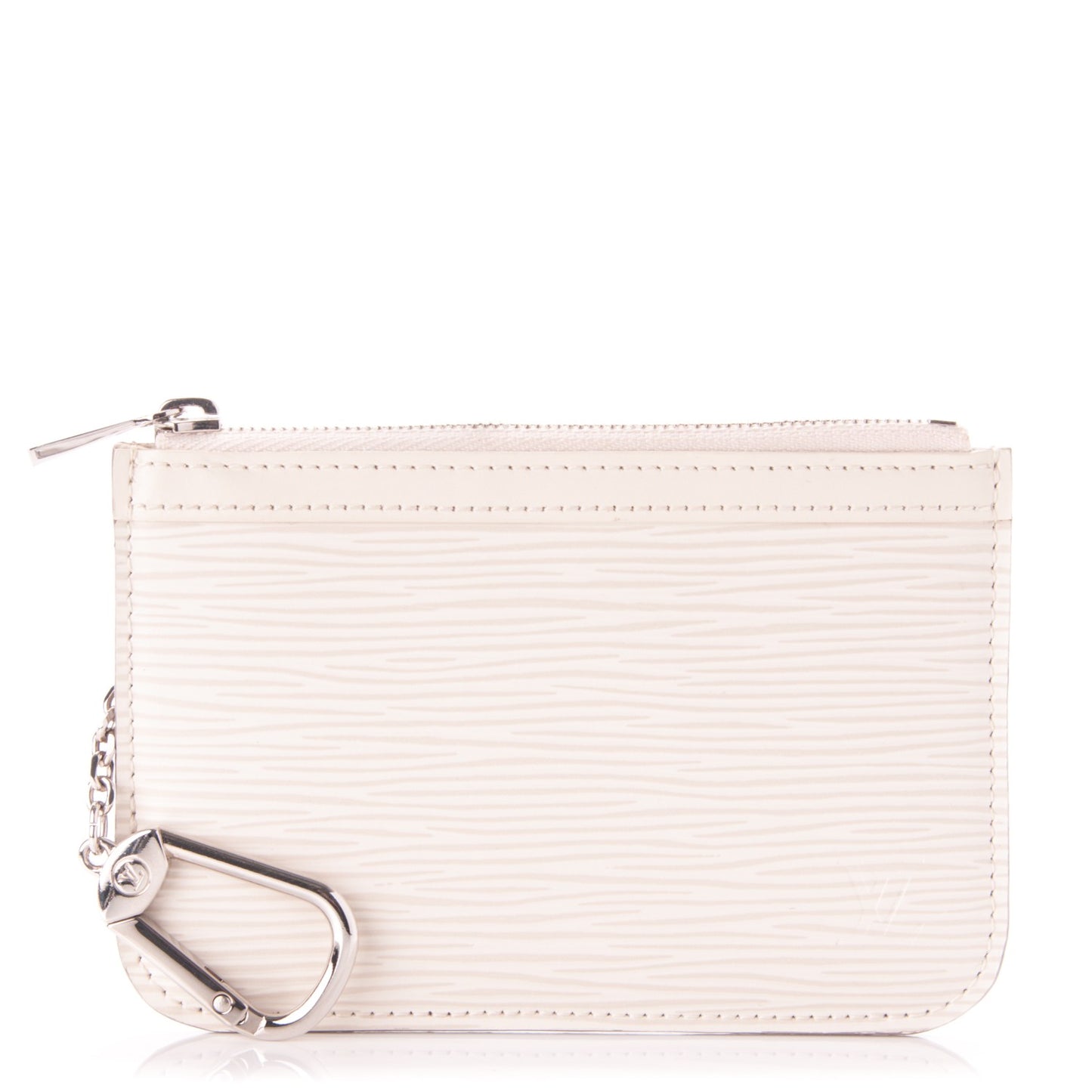 Epi Key Pouch Ivory
