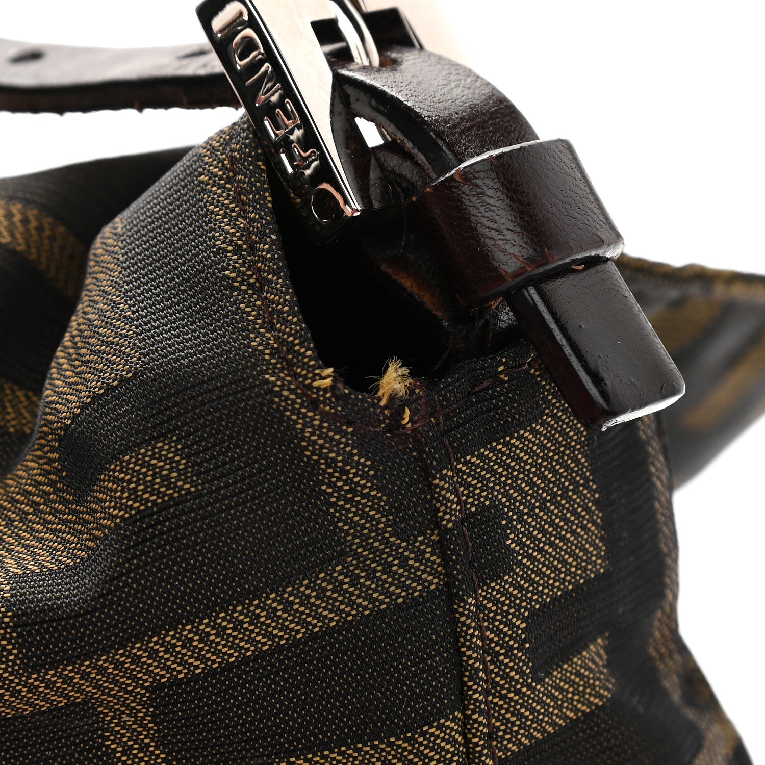 Fendi Zucca Pochette Tobacco 7 of 9