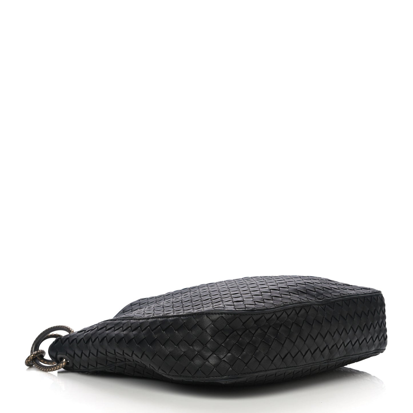 Nappa Intrecciato Small Loop Black
