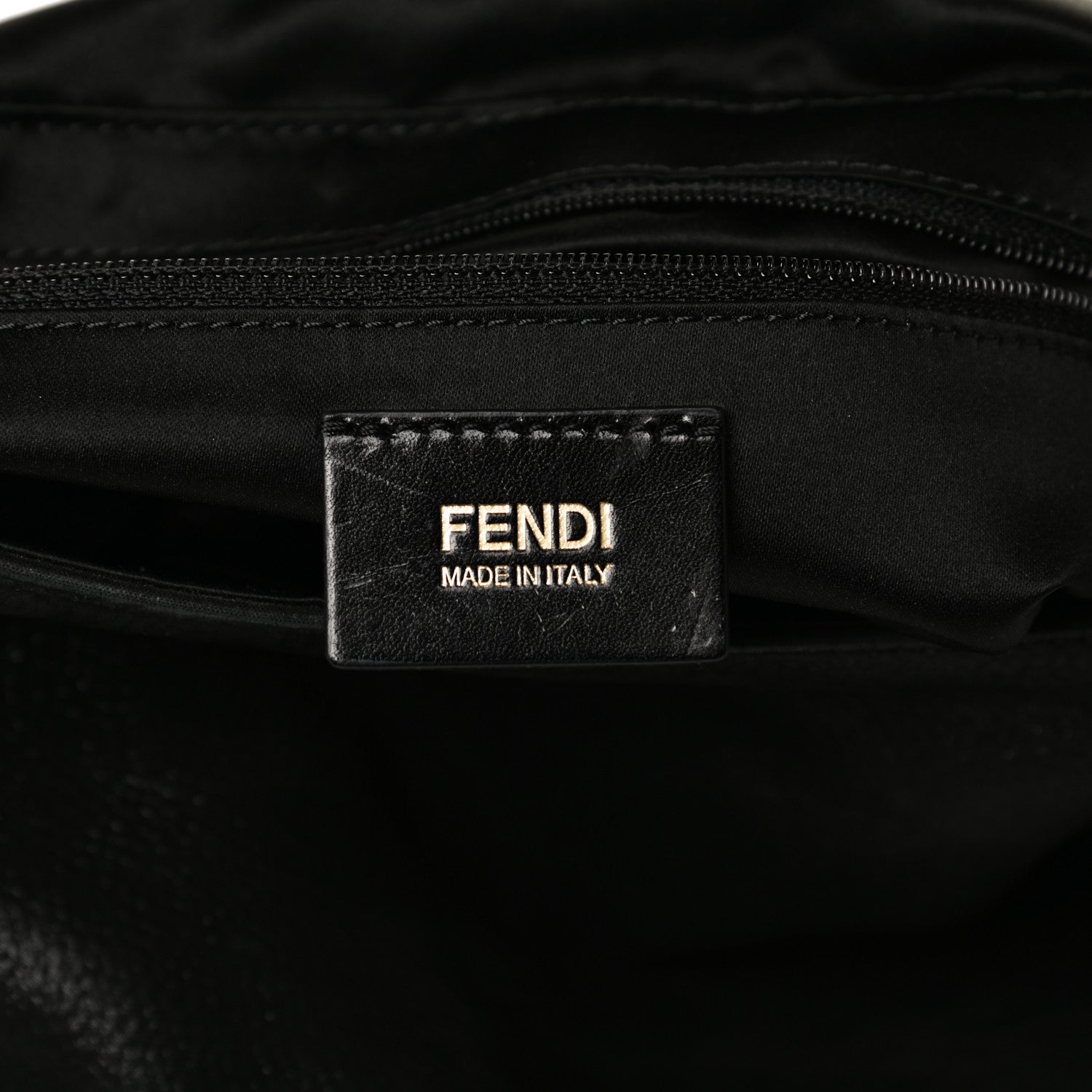 Fendi Vitello Savana Forever Mama Baguette Black 6 of 18