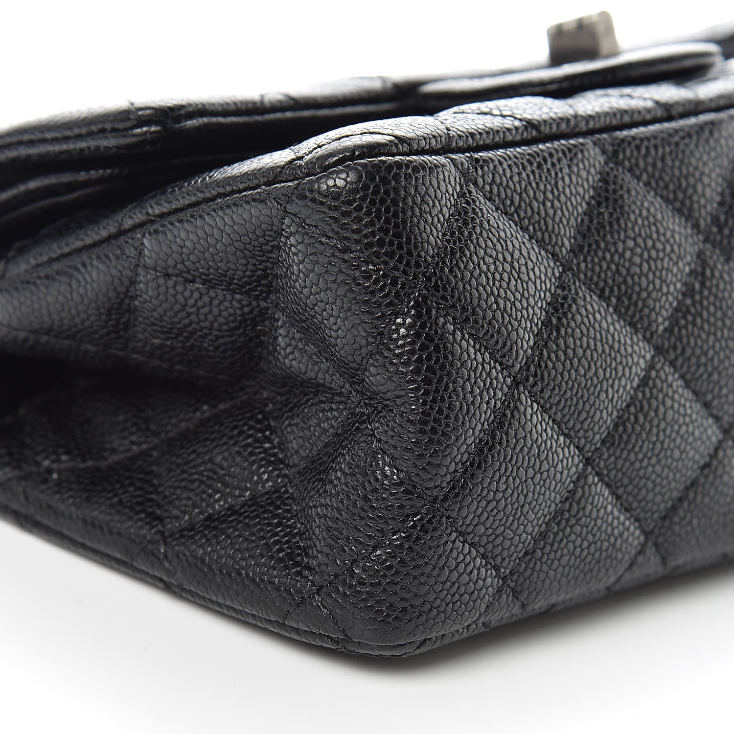 Chanel Caviar 2.55 Reissue 224 Flap Black 9 of 12