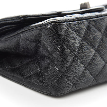 Chanel Caviar 2.55 Reissue 224 Flap Black 9 of 12