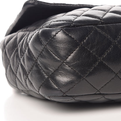 Chanel Lambskin Quilted Valentine Charms Medium Single Flap Black 8 of 9