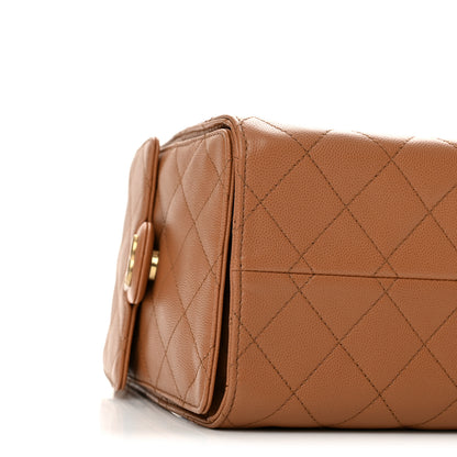 Chanel Caviar Quilted Small Chanel 25 Handbag Brown 9 of 10