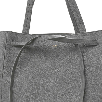 Celine Soft Grained Calfskin Medium Belt Cabas Phantom Grey 8 of 10