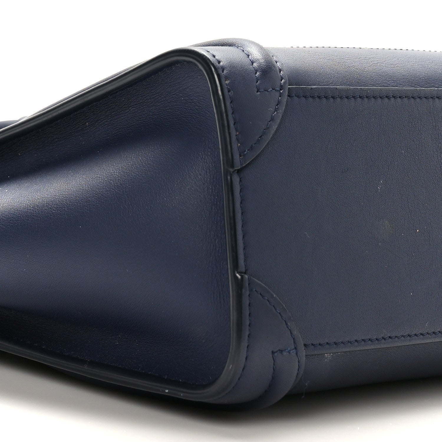 Celine Smooth Calfskin Nano Luggage Ink 7 of 8