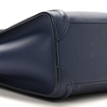 Celine Smooth Calfskin Nano Luggage Ink 7 of 8