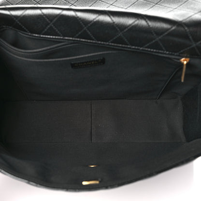 Chanel Caviar Quilted XXL Travel Flap Bag Black 5 of 12