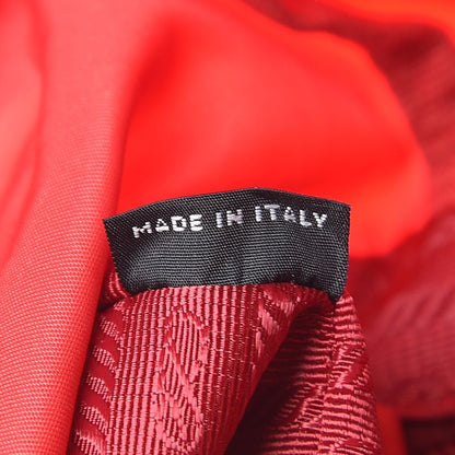 Prada Tessuto Nylon Vela Saffiano Mini Single Snap Buckle Backpack Rosso 7 of 8