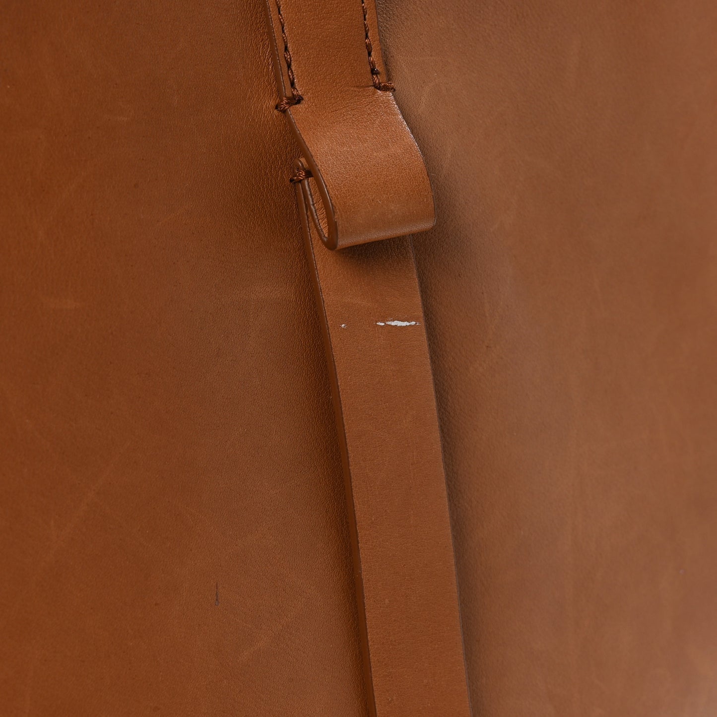 Saddle Calfskin EW Jasper Tote Cuir