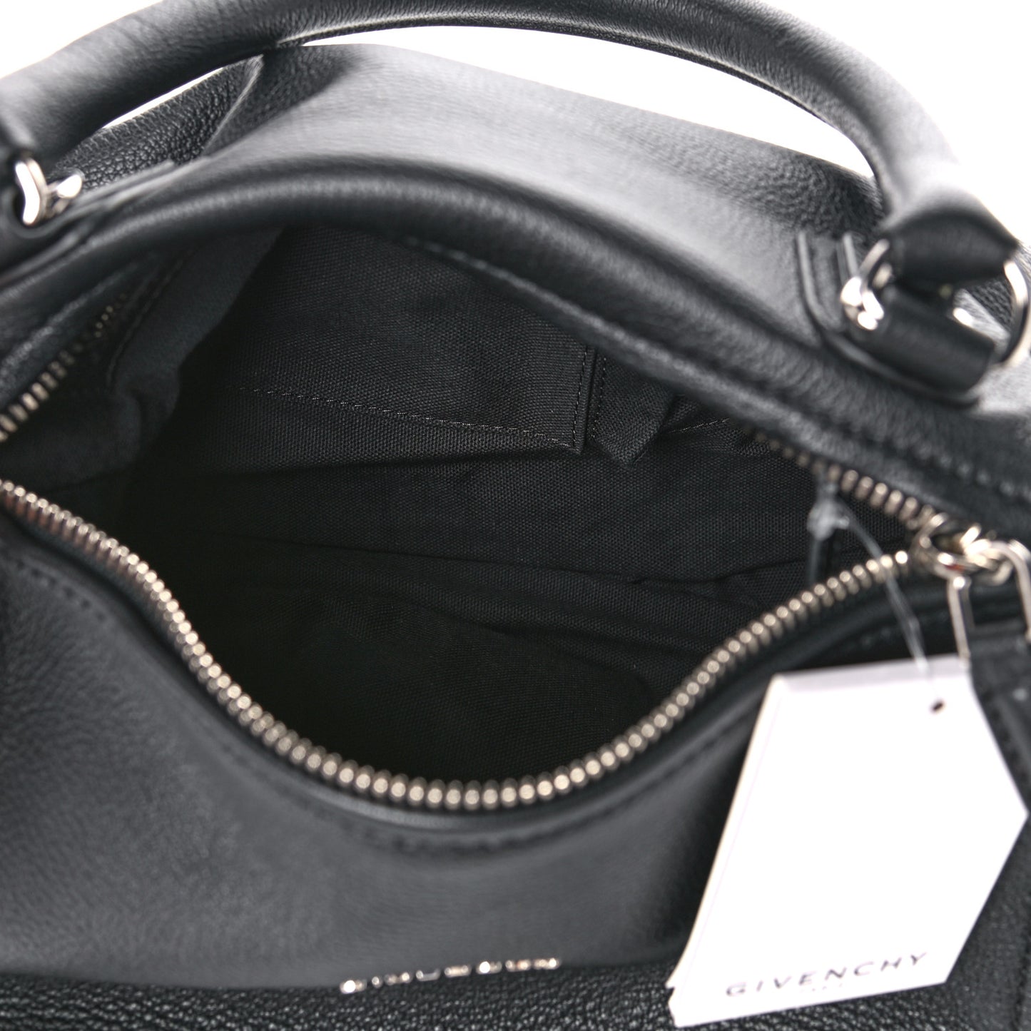 Sugar Goatskin Small Pandora Black
