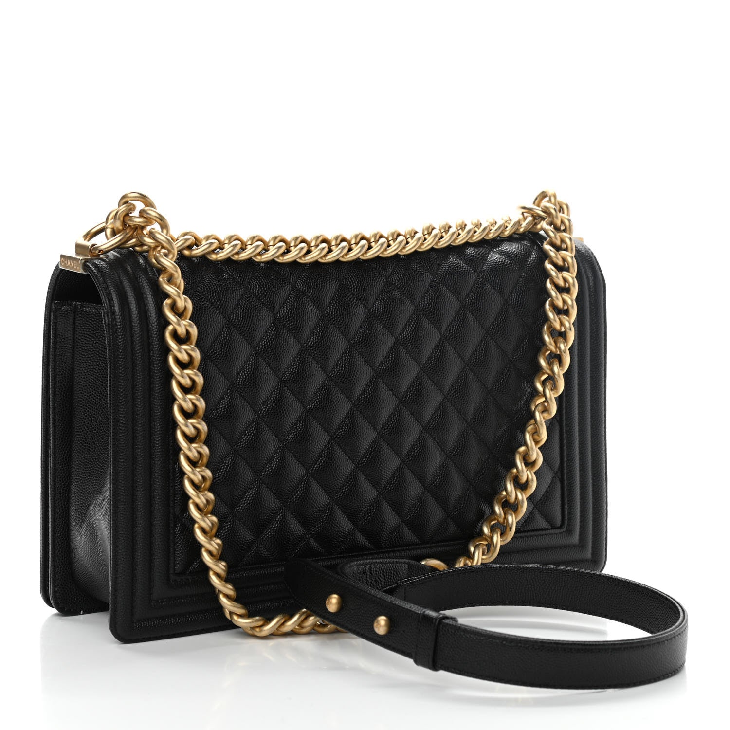 Chanel Caviar Quilted New Medium Boy Flap Black 3 of 11