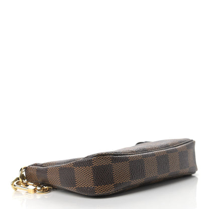 Louis Vuitton Damier Ebene Complice Trunks and Bags Mini Pochette Accessories Red 4 of 7