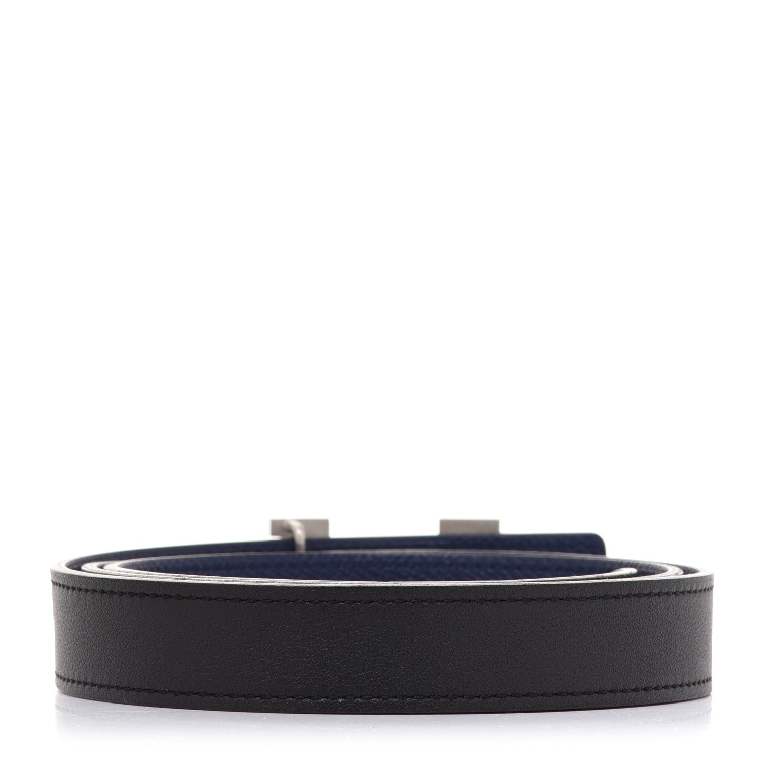 Hermes Swift Epsom 24mm Mini Constance H Belt 90 Black Bleu Saphir 2 of 10