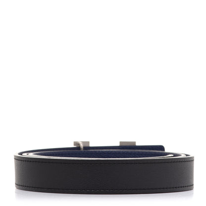 Hermes Swift Epsom 24mm Mini Constance H Belt 90 Black Bleu Saphir 2 of 10
