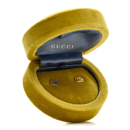 Gucci 18K Yellow Gold GG Tissue Stud Earrings 5 of 5