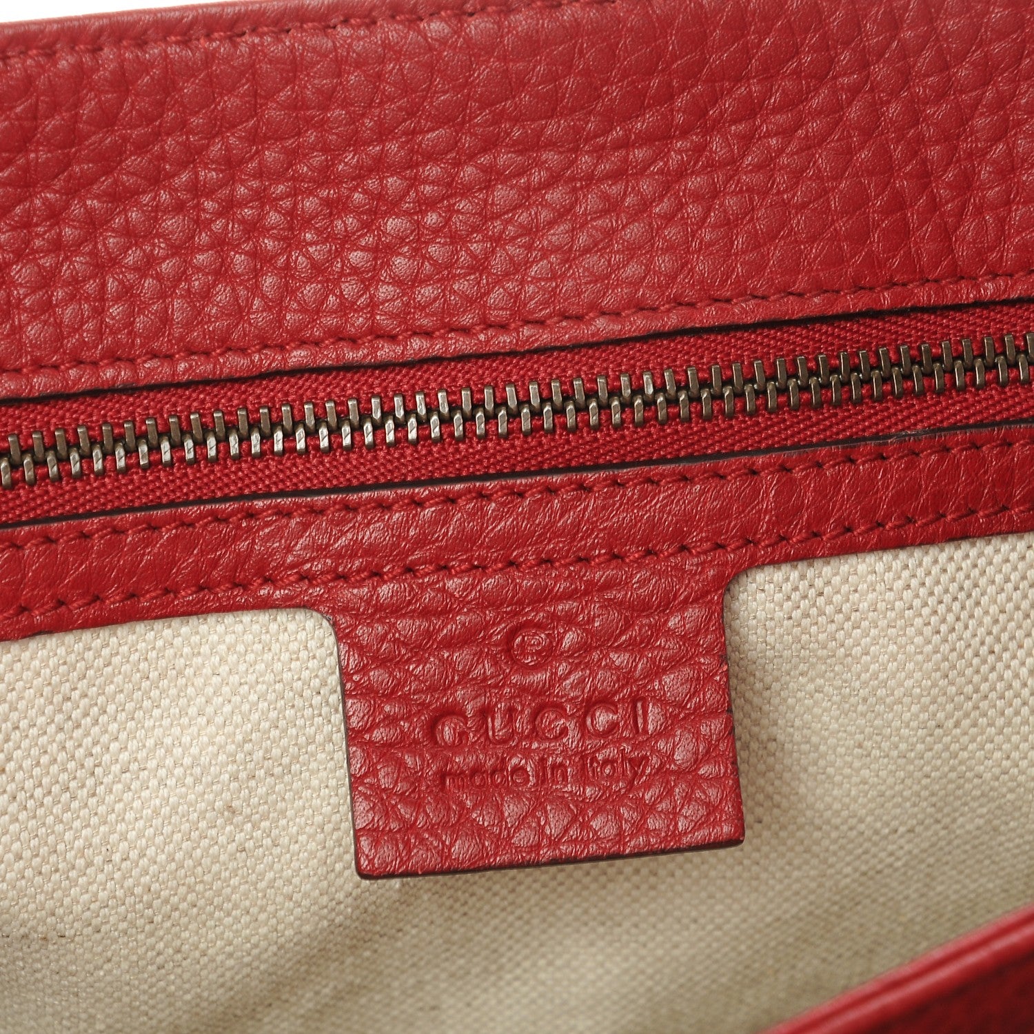 Gucci Cellarius Calfskin GG Marmont Shoulder Bag Vulcanic Red 6 of 7