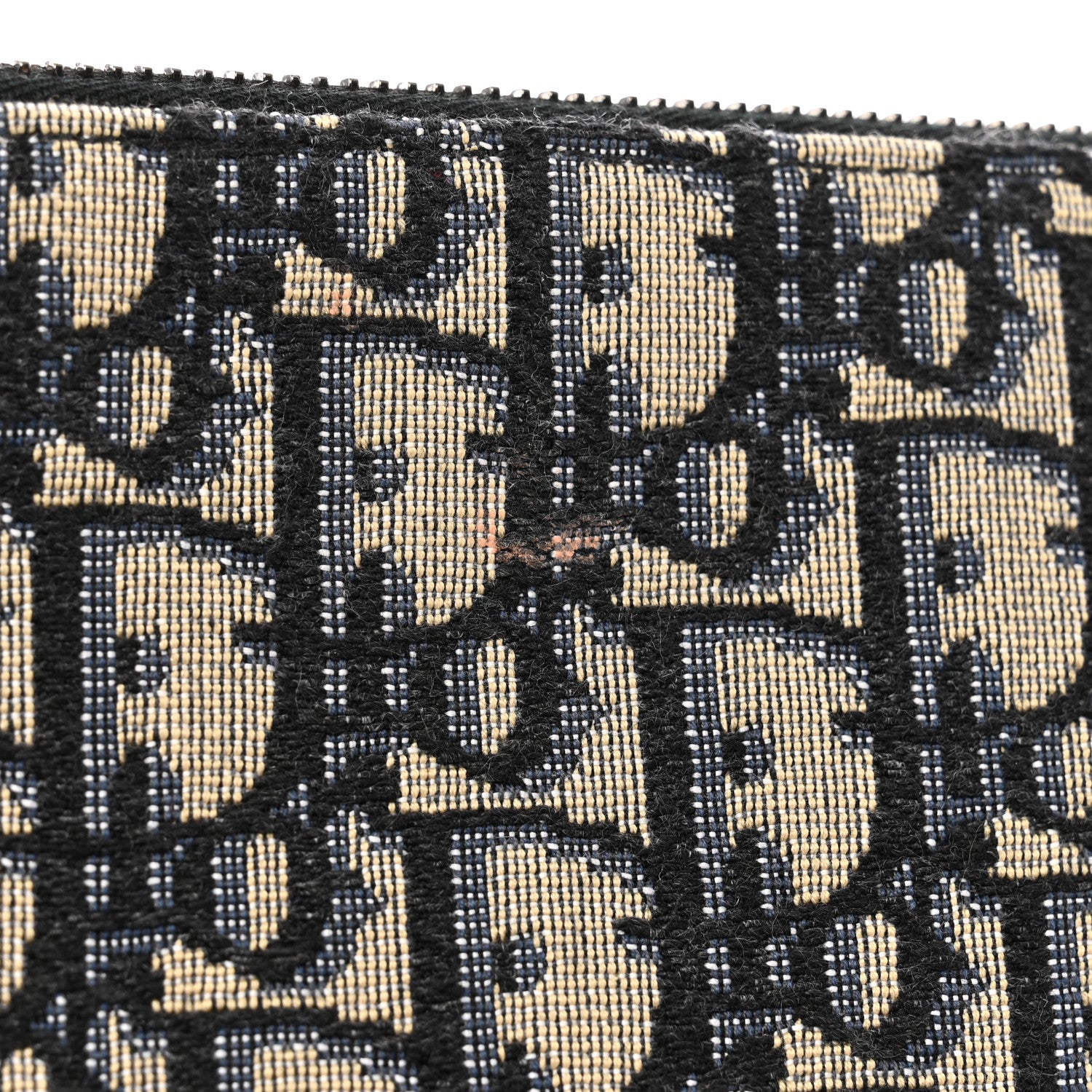Christian Dior Oblique A4 Flat Pouch Clutch Blue 15 of 16