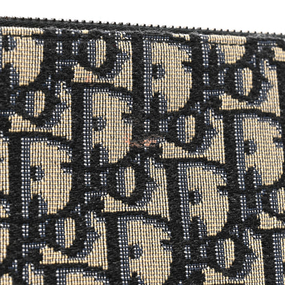 Christian Dior Oblique A4 Flat Pouch Clutch Blue 15 of 16