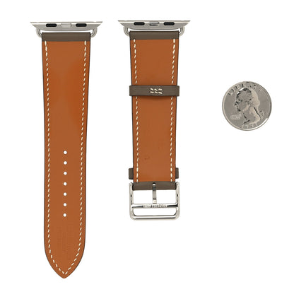 Hermes Swift 45mm Apple Watch Single Tour Band Etoupe 2 of 5