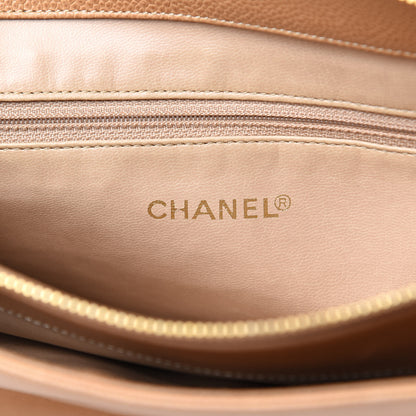 Chanel Caviar CC Shoulder Bag Beige 6 of 14