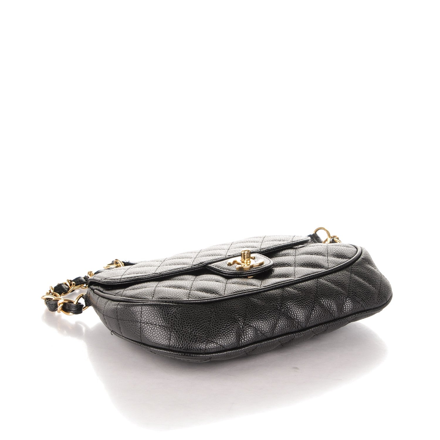 Chanel Caviar Quilted Flap Shoulder Bag Black 4 of 7