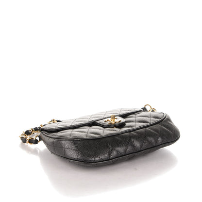 Chanel Caviar Quilted Flap Shoulder Bag Black 4 of 7