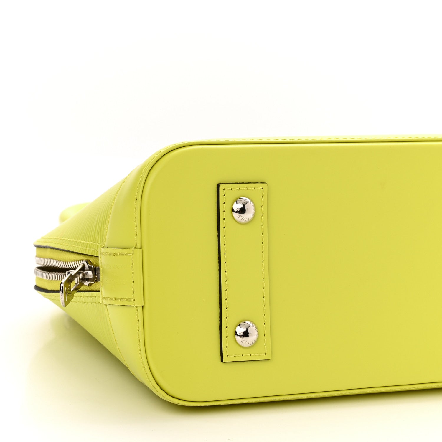 Louis Vuitton Epi Jacquard Alma BB Yellow Citron 8 of 9