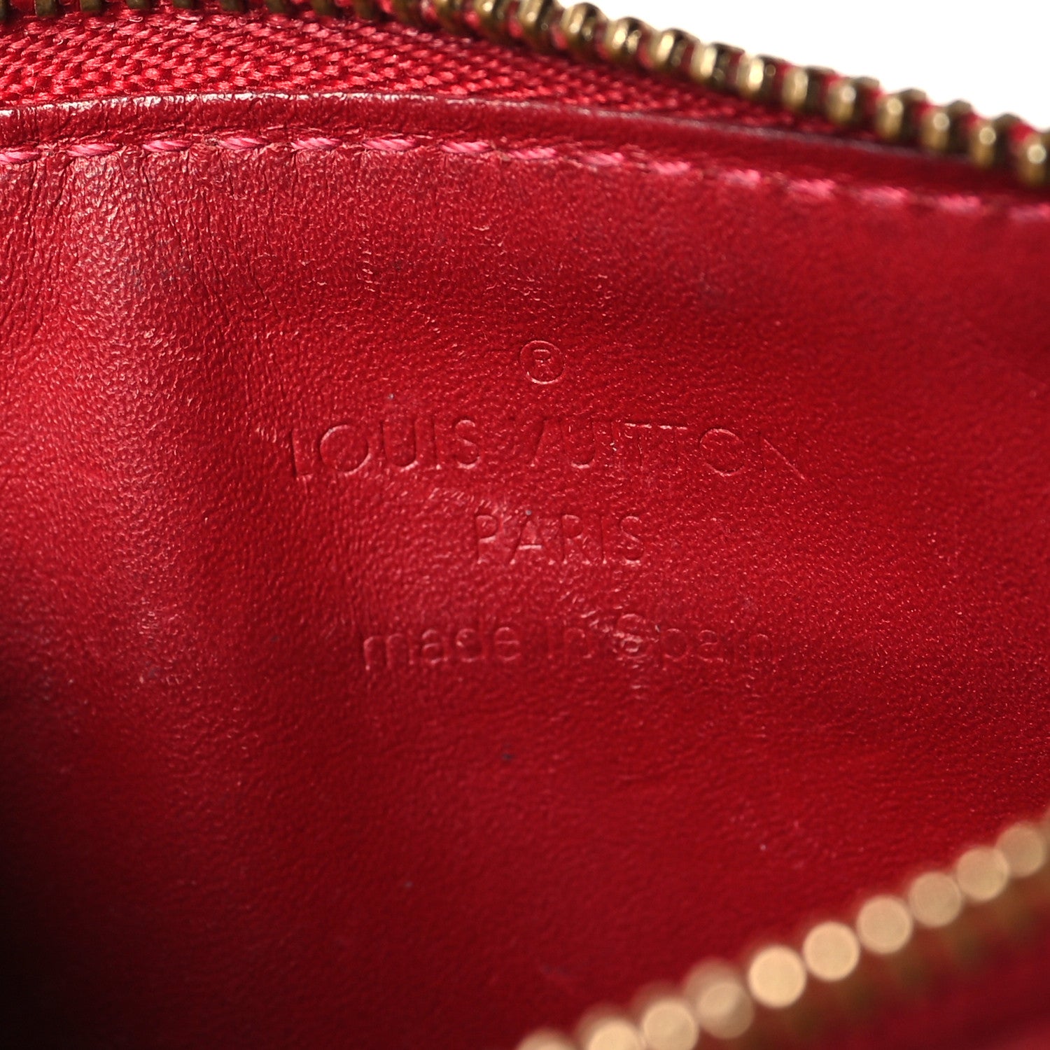 Louis Vuitton Vernis Key Pouch Pomme D'Amour 6 of 15