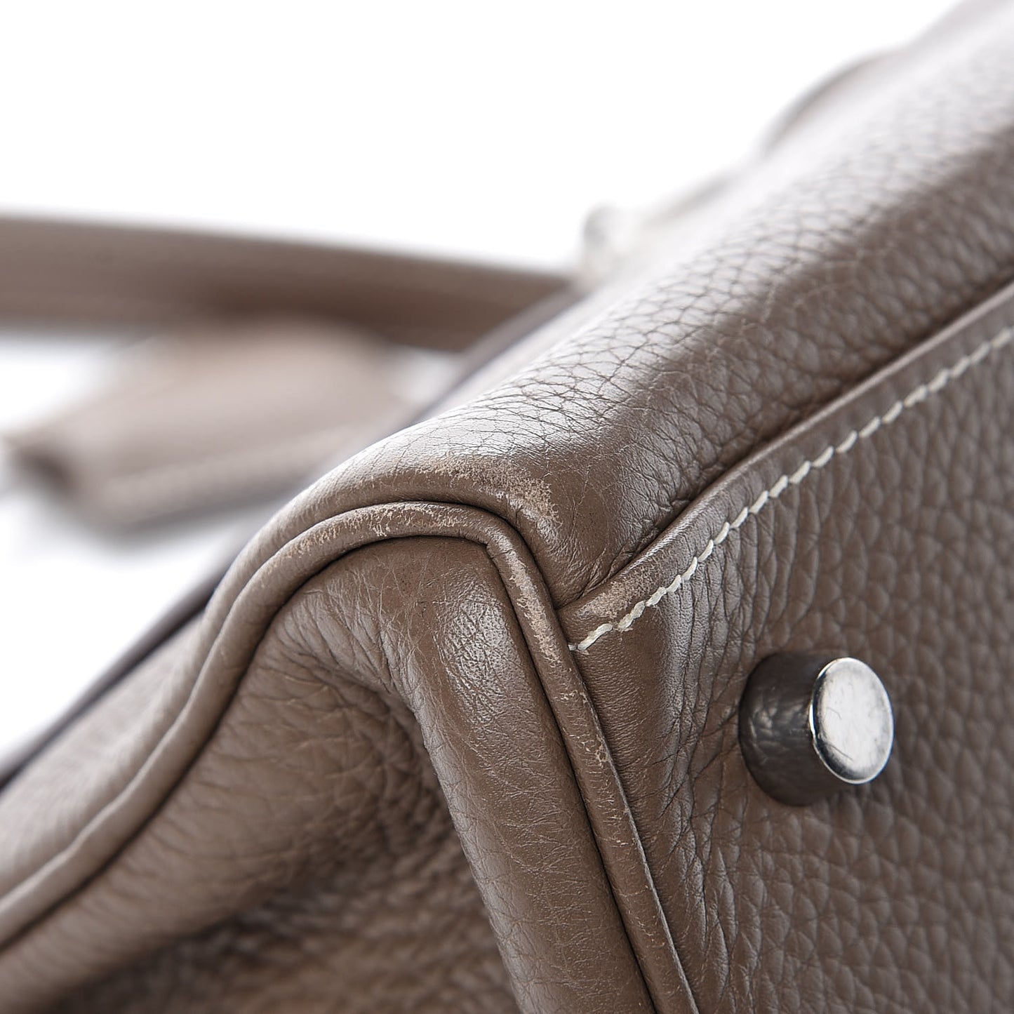 Taurillon Clemence Shoulder Kelly 40 Etoupe