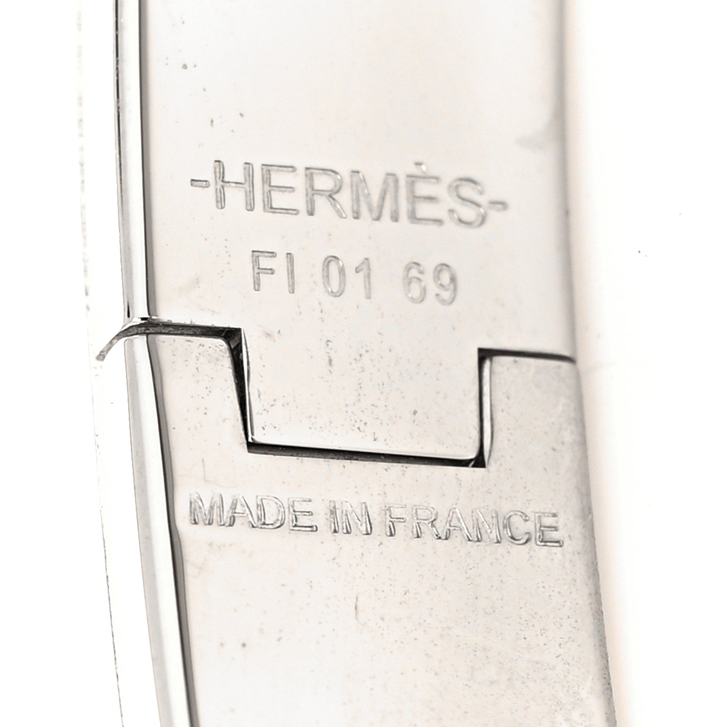 Hermes Matte Enamel Narrow Clic Clac HH Bracelet T5 Bleu Mediterranean 5 of 5