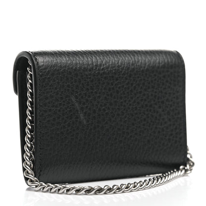 Gucci Calfskin Dionysus Coin Purse Black 3 of 7