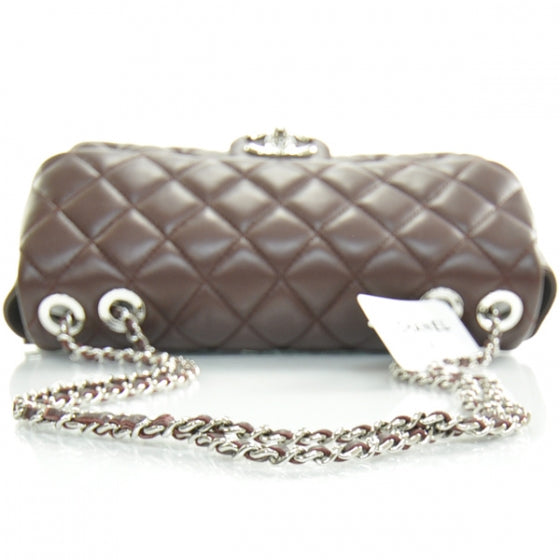 Lambskin Medium Coco Rain Flap Bordeaux