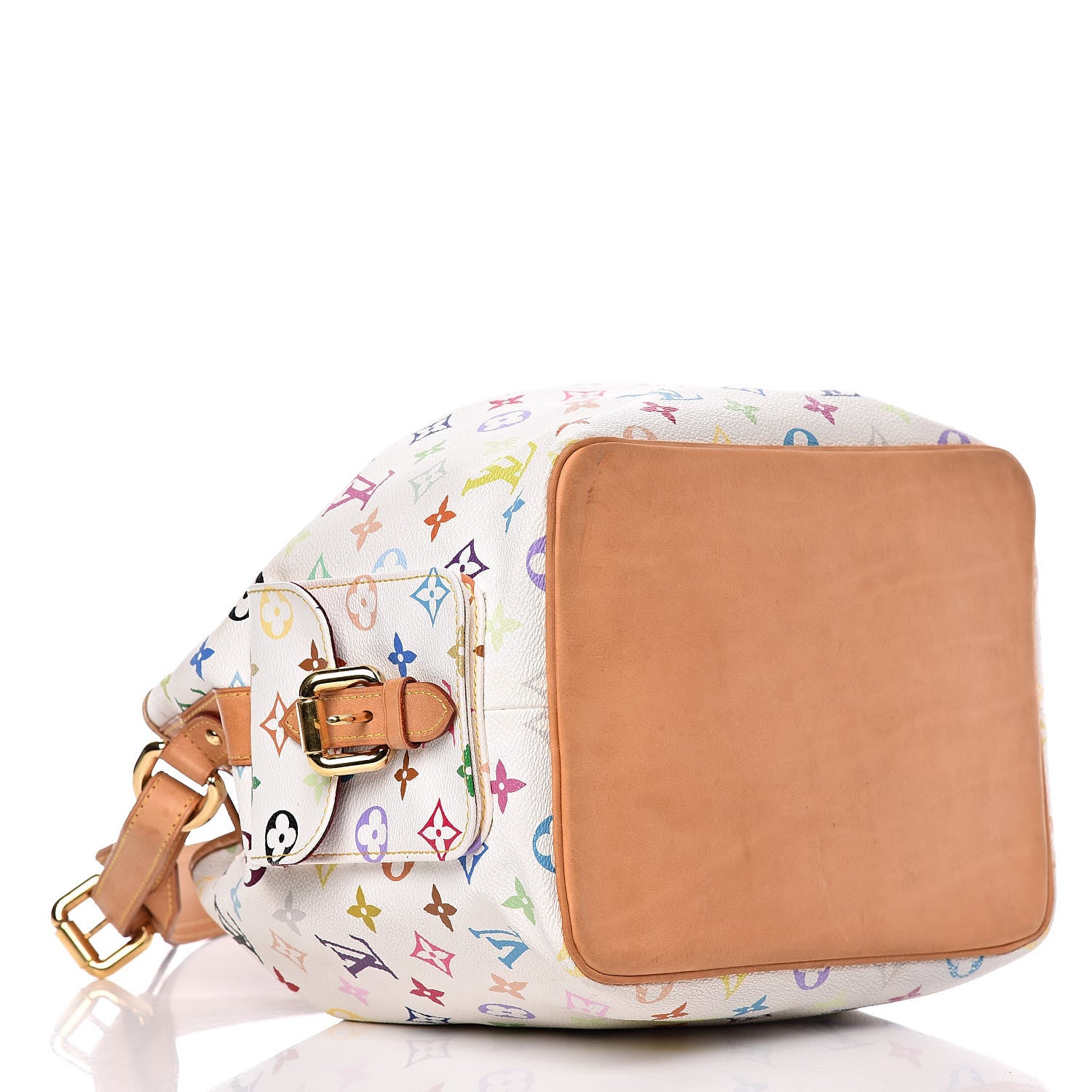 Louis Vuitton Monogram Multicolor Petit Noe White 4 of 10