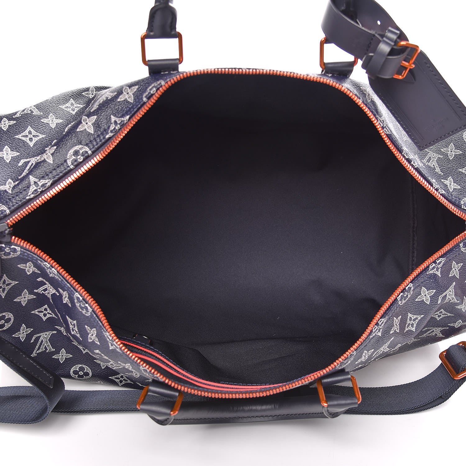 Louis Vuitton Monogram Upside Down Keepall Bandouliere 50 Ink 5 of 10