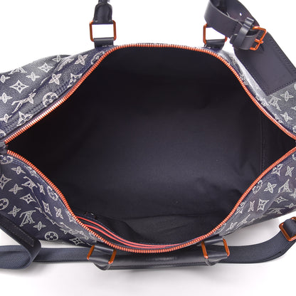 Louis Vuitton Monogram Upside Down Keepall Bandouliere 50 Ink 5 of 10