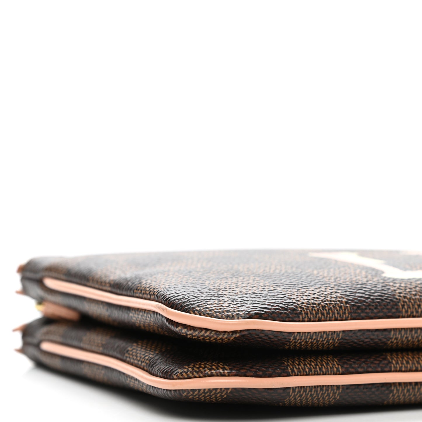 Damier Ebene Double Zip Pochette