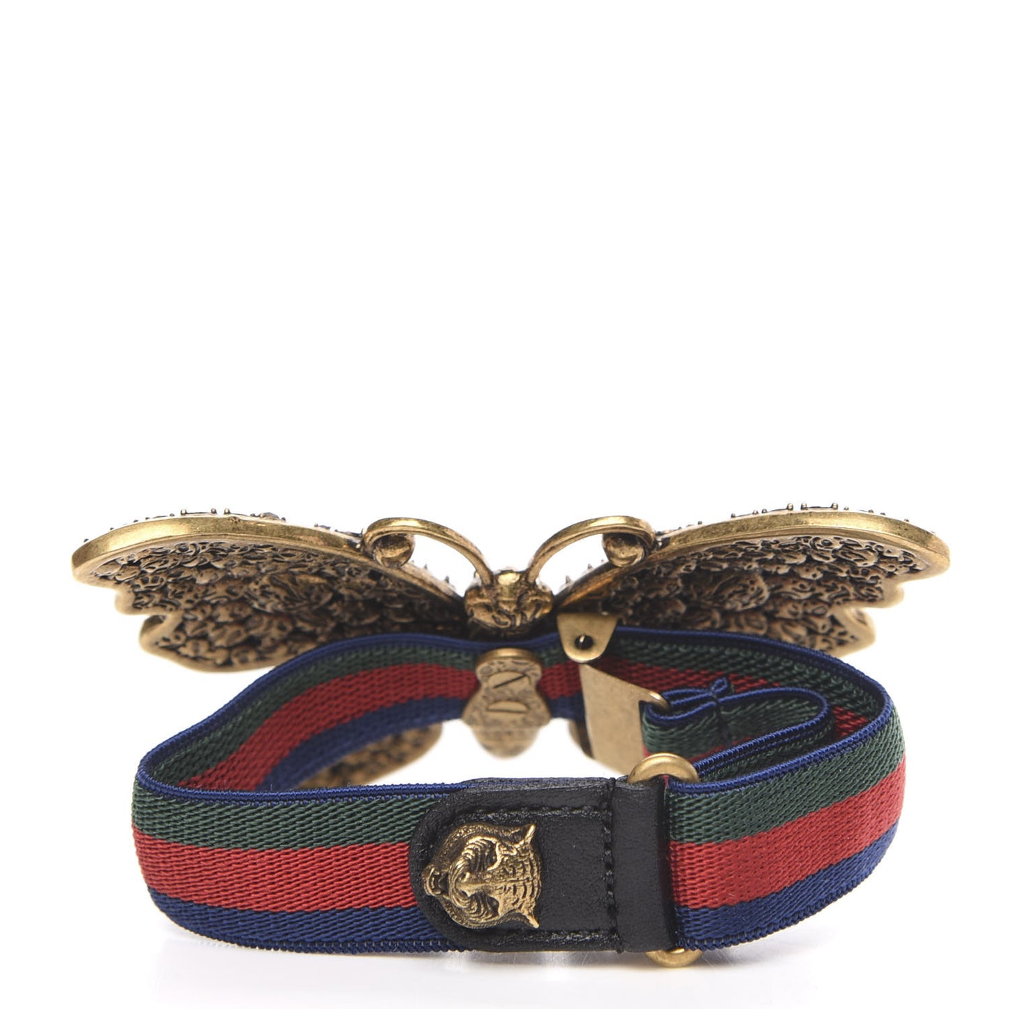 Web Crystal Butterfly Bracelet Multicolor